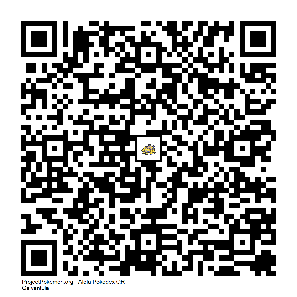 Cdigo QR de Galvantula